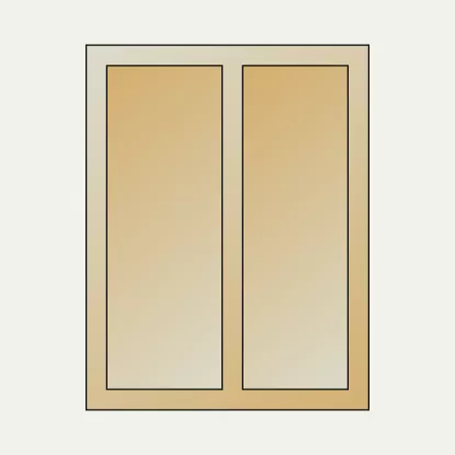 2 Horizontal Panel