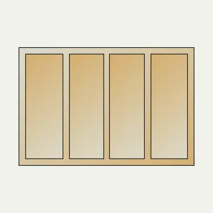 4 Horizontal Panel