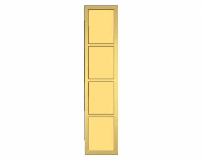 4 Vertical Panel